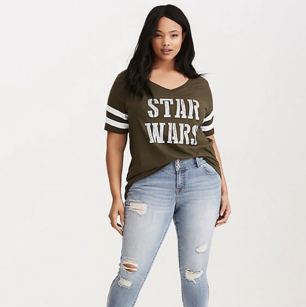 TORRID STAR WARS FOOTBALL TEE